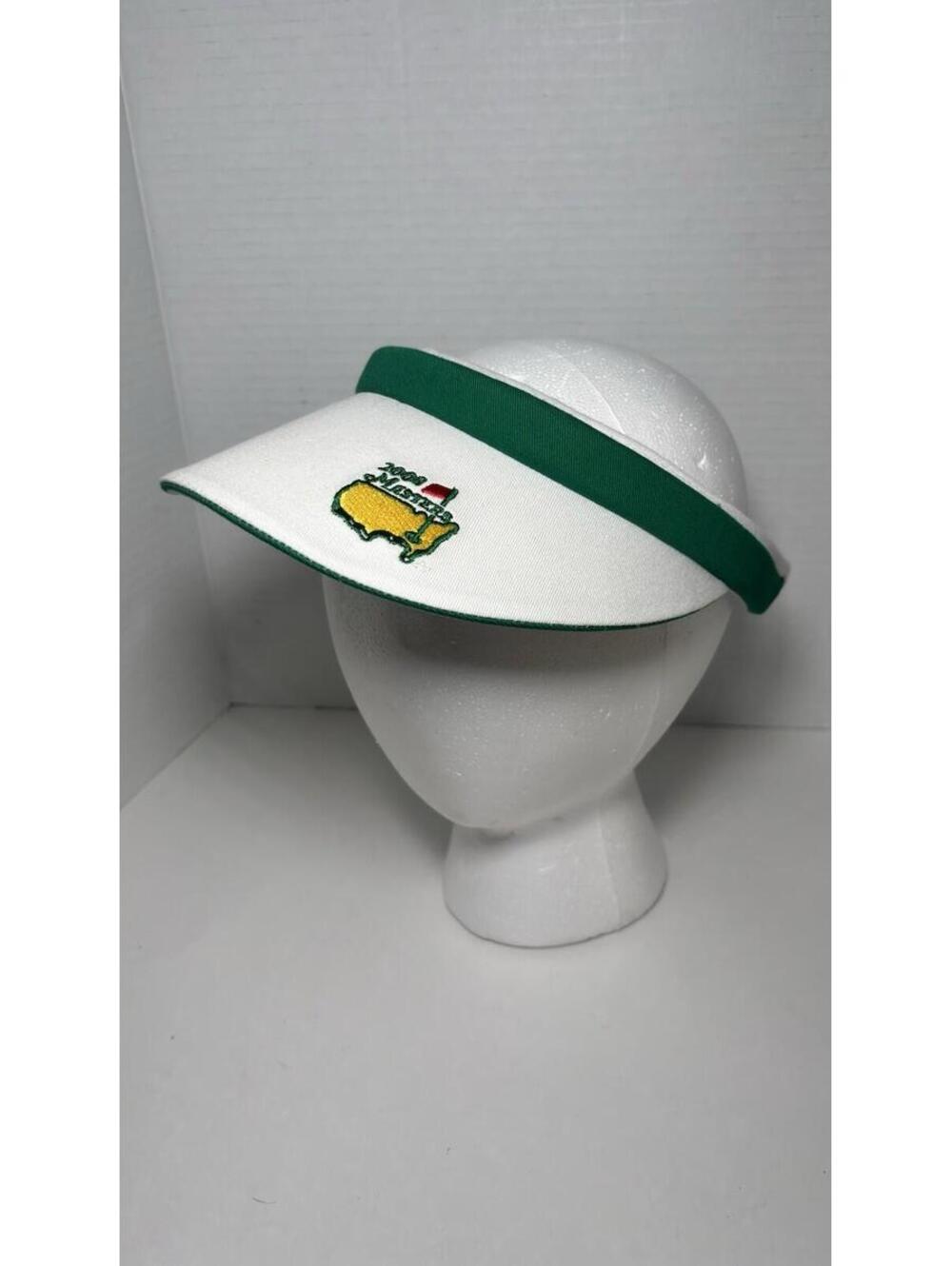 PGA 2008 Masters Tournament Visor Green Magnolia Lane Collection White Green
